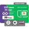 Сим карта Мегафон 20 руб/месяц безлимитный интернет 100мин