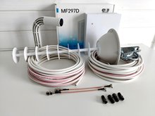 Комплект интернета LTE 4G 3G ZTE MF297D Cat.12/13 600Мбит/с WIFI роутер панельная MIMO антенна Пушка LTE 4G 3G 17дб для дачи дома безлимит