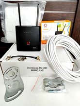 Готовый комплект интернета 15-17Дб + WIFI роутер с сим-слотом Olax AX9 PRO smart